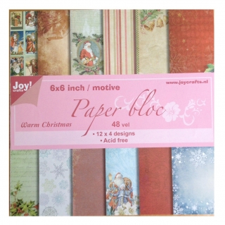 Joy Craft Paper Bloc - Warm Christmas