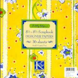 K&Co 8.5x8.5 Paper Pads - Kim Hodges Yellow Floral