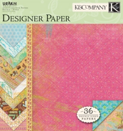 K&Co Urban Rhapsody 12x12 Designer Paper Pad 