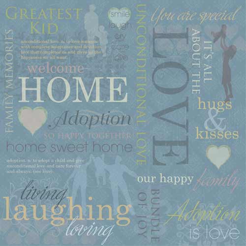 Karen Foster Paper - Adoption Collage