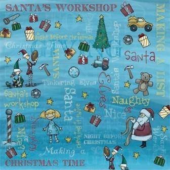 Karen Foster Paper - Santa's Workshop Collage
