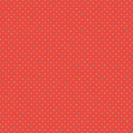 K&Co Rough & Tumble - Red Multi Dot 