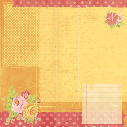 K&Co Cut 'N Paste -  Roses Thermography (Speciality Paper)