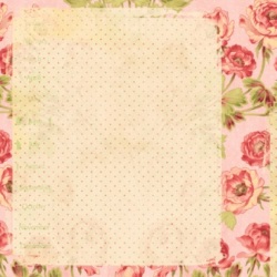 K&Co Cut 'N Paste - Dots & Roses Foil (Speciality Paper)