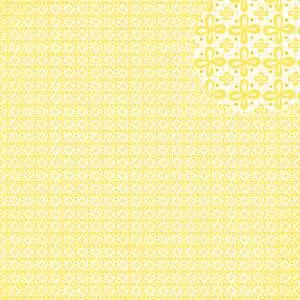 K&Co Citronella Paper -  Yellow Tablecloth
