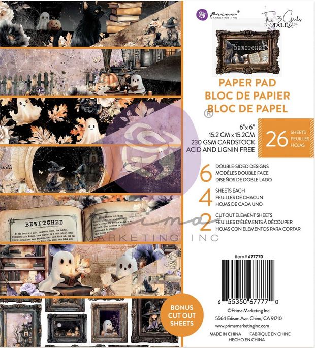 Prima Marketing Bewitched 6x6 Paper Pad