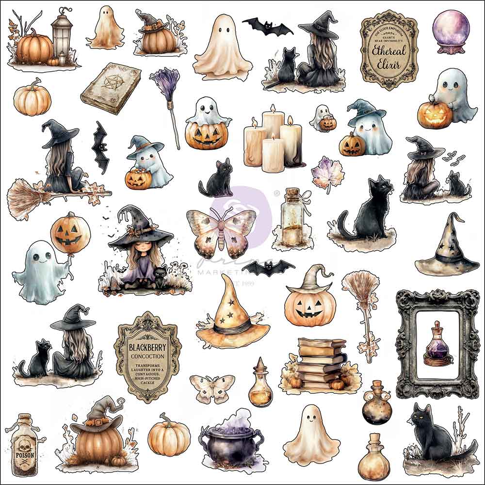 Prima Marketing Bewitched Ephemera Boo-tiful Bits  (677824)