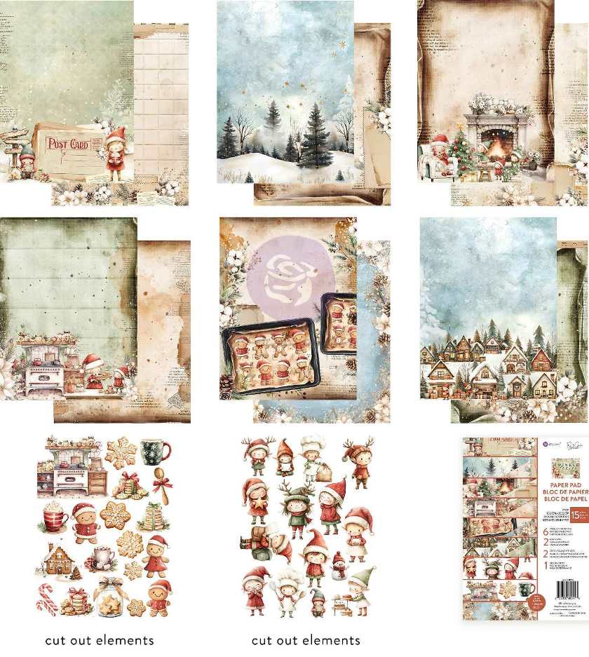 Prima Marketing Twinkle & Treats 6x8 Inch Paper Pad (680176) 