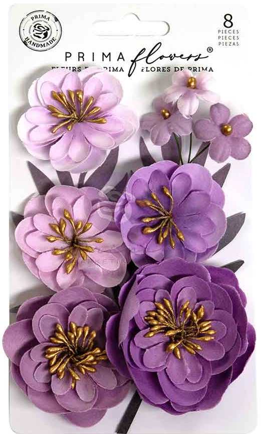 Prima Marketing Bewitched Flowers Enchanted Violet (8pcs) (680589)