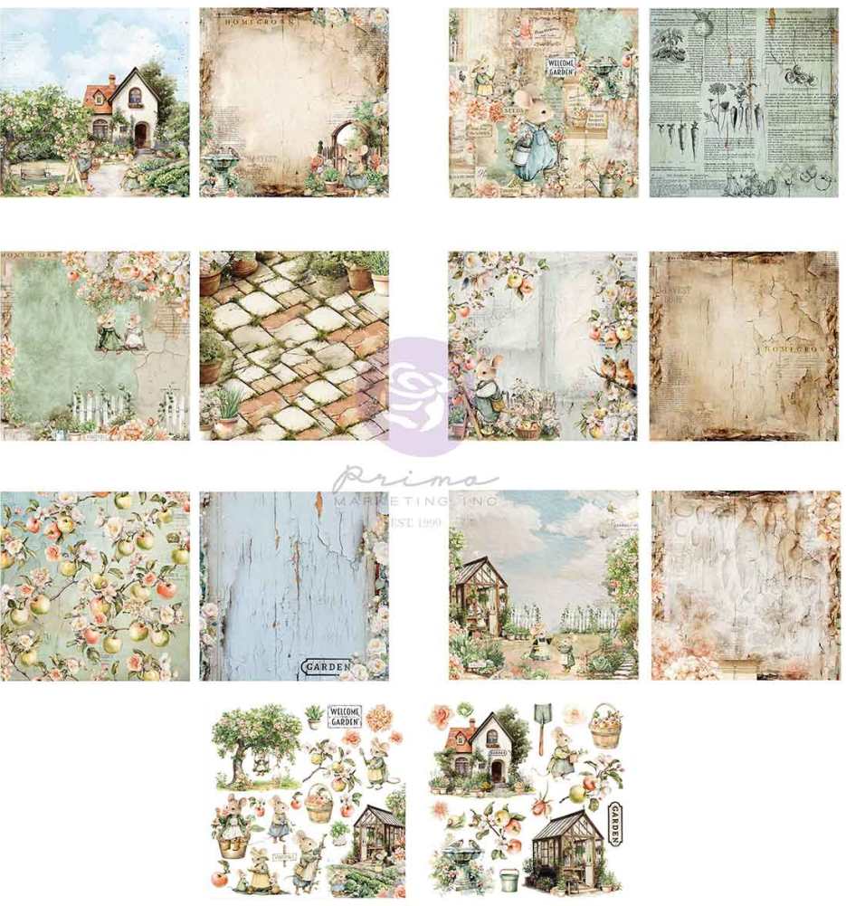 Prima Marketing Homegrown 6x6 Inch Paper Pad