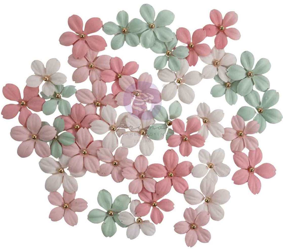 Prima Marketing Buttons & Keepsakes Flowers Tender Florals (40pcs)  (684716)