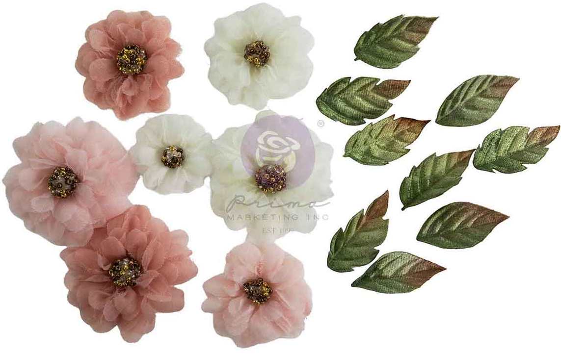 Prima Marketing Buttons & Keepsakes Flowers Sheer Beauties (14pcs) (684761) 