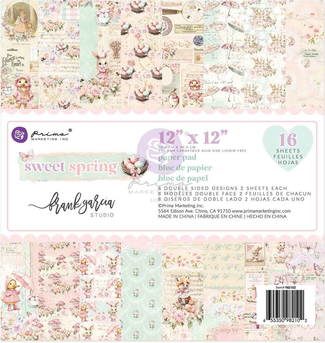 Prima Marketing Sweet Spring 12x12 Inch Paper Pad (982102)