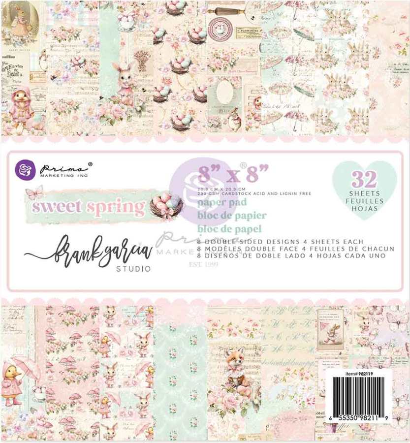 Prima Marketing Sweet Spring 8x8 Inch Paper pad (982119)