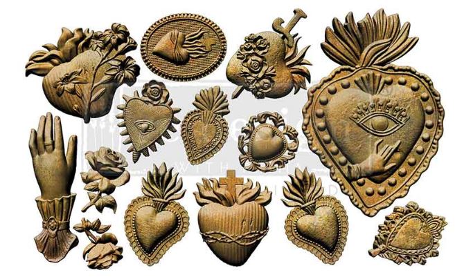 Re-Design with Prima Decor Moulds� - The Love Edit  (680640) 