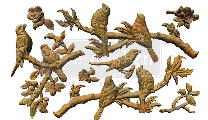 Re-Design with Prima Decor Moulds� - Whispers Of Wings  (681661) 