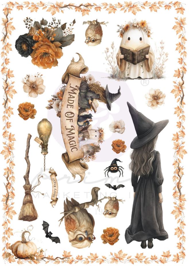 Prima Marketing Made of Magic A4 Transfer by The 3 Girls Tale (684938) 