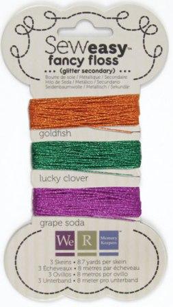 We R Memory Keepers Sew Easy Fancy Floss GLITTER - Secondary (26 yards)