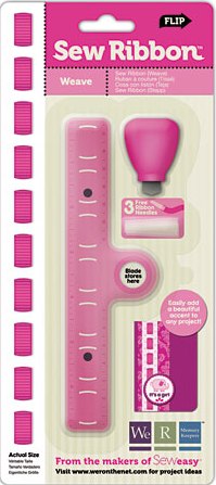 We R Memory Keepers Sew Ribbon Tool & Stencil - WEAVE