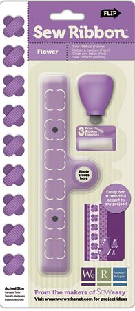 We R Memory Keepers Sew Ribbon Tool & Stencil - FLOWER