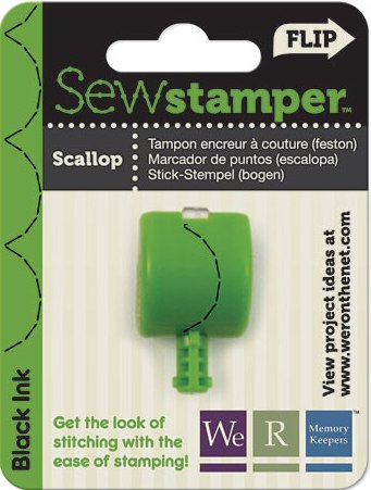 We R Memory Keepers Sew Stamper Stitch Head SCALLOP