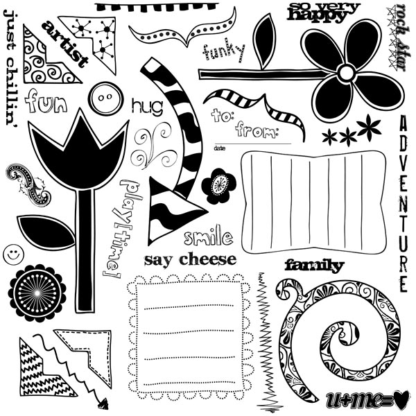 Prima Bold O' Lay Clear Stamps 830007 MEGA SET