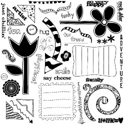 Prima Bold O' Lay Clear Stamps 830007