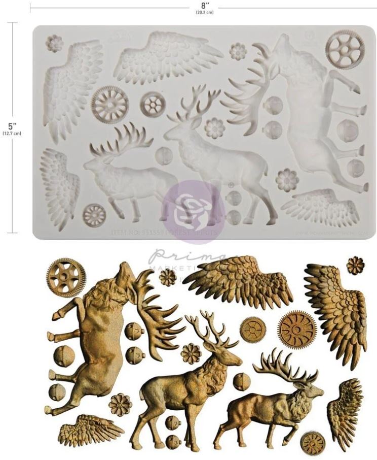 Finnabair Forest Spirits 5x8 Inch Decor Moulds (951559) 