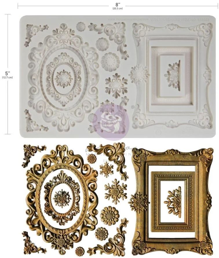 Finnabair Winter Frames 5x8 Inch Decor Moulds (951603) 