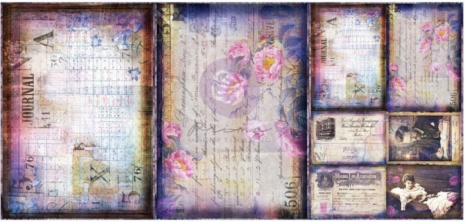 Finnabair Archivist's Dreams A3 Decoupage Fiber (3pcs) (951870) 