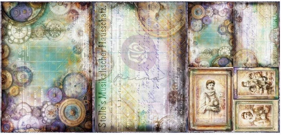 Finnabair Time Whispers A3 Decoupage Fiber (3pcs) (951887) 