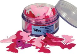 Just Pots Fabric Butterflies - Pink (50Pcs)