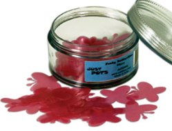 Just Pots Acetate Butterflies - Pink (96Pcs)