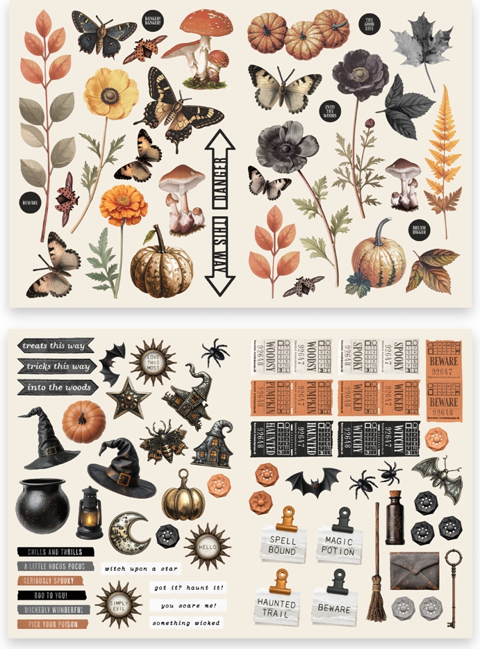 Arden Creative Wicked Woods Laser Cuts (90pcs) 