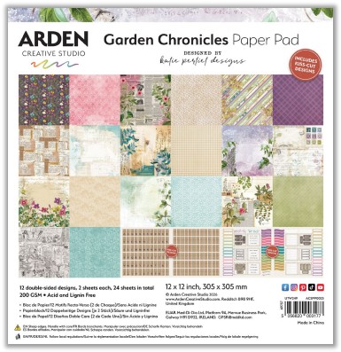 Arden Creative Garden Chronicles 12x12 Inch Paper Pad