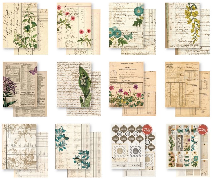 Arden Creative Vintage Makers Ledger Essentials 6x8 Inch Paper Pad 