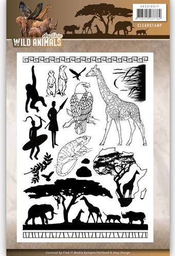 Amy Design Wild Animals Stamp Set 