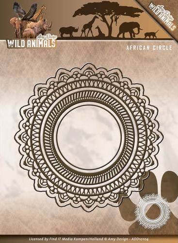 Amy Design Wild Animals Craft Dies - African Circle