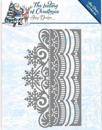 Amy Design The Feeling of Christmas Craft Dies - Ice Crystals Border (ADD10111)