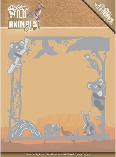 Amy Design Wild Animals Outback Craft Dies - KOALA FRAME (ADD10203)