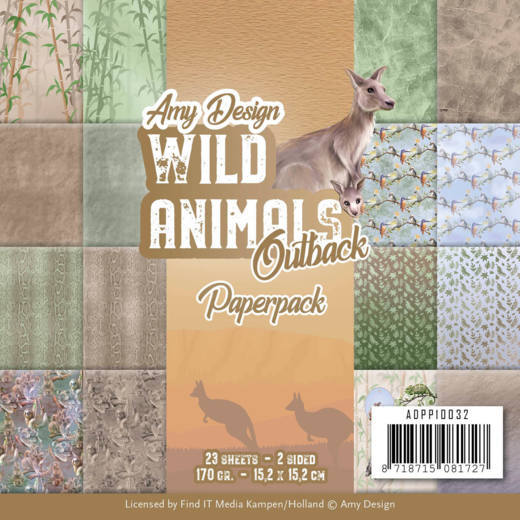 Amy Design Wild Animals Outback Paper Pad