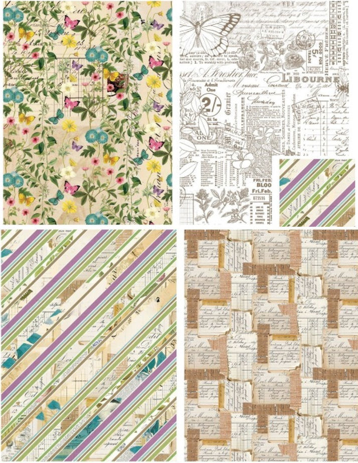 Arden Creative Garden Chronicles 6x8 Inch Decoupage Paper (12pcs)