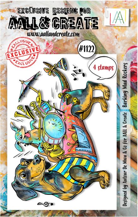 AALL and Create Stamp Set A7 Barking Mad Rockers (AALL-TP-1122)