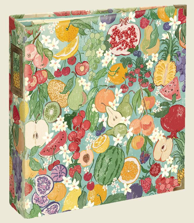 Graphic 45 Slice of Life Fruit & Floral Binder Album with Pocket Pages (4503215) 