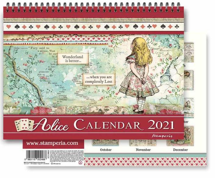 SALE - Stamperia 2021 Calendar  - ALICE