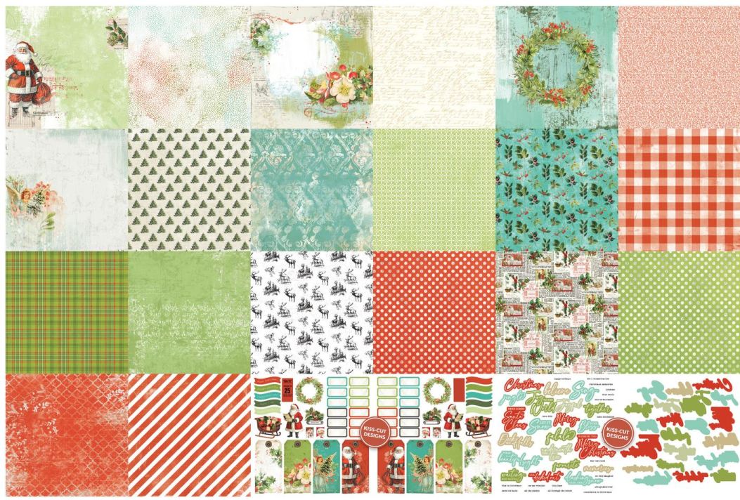 Arden Creative Christmas Cheer 12x12 Inch Paper Pad