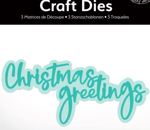 Arden Creative Sentiment Dies - Christmas Greetings (ACSCD0033)