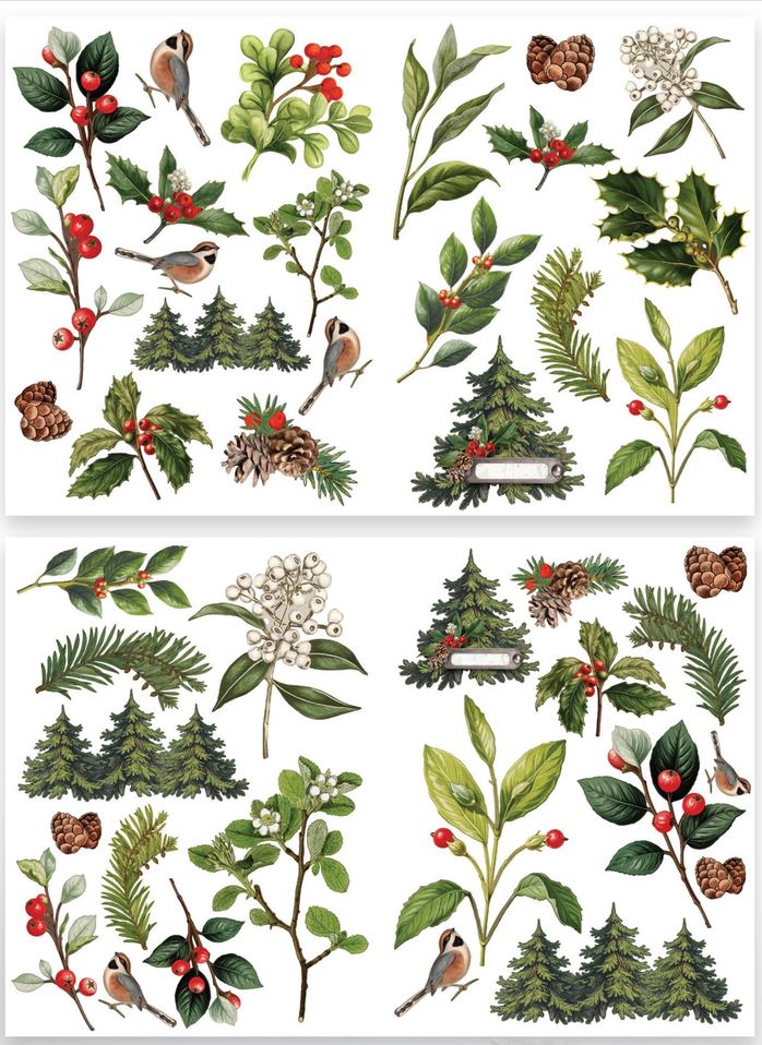 Arden Creative Christmas Cheer Laser Cuts Foliage (42pcs)
