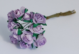 Flowers - Small Open Rose LAVENDER (BB1495LV)