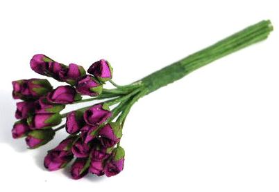 Flowers - Tiny Rose Buds - VIOLET (B1699VI )